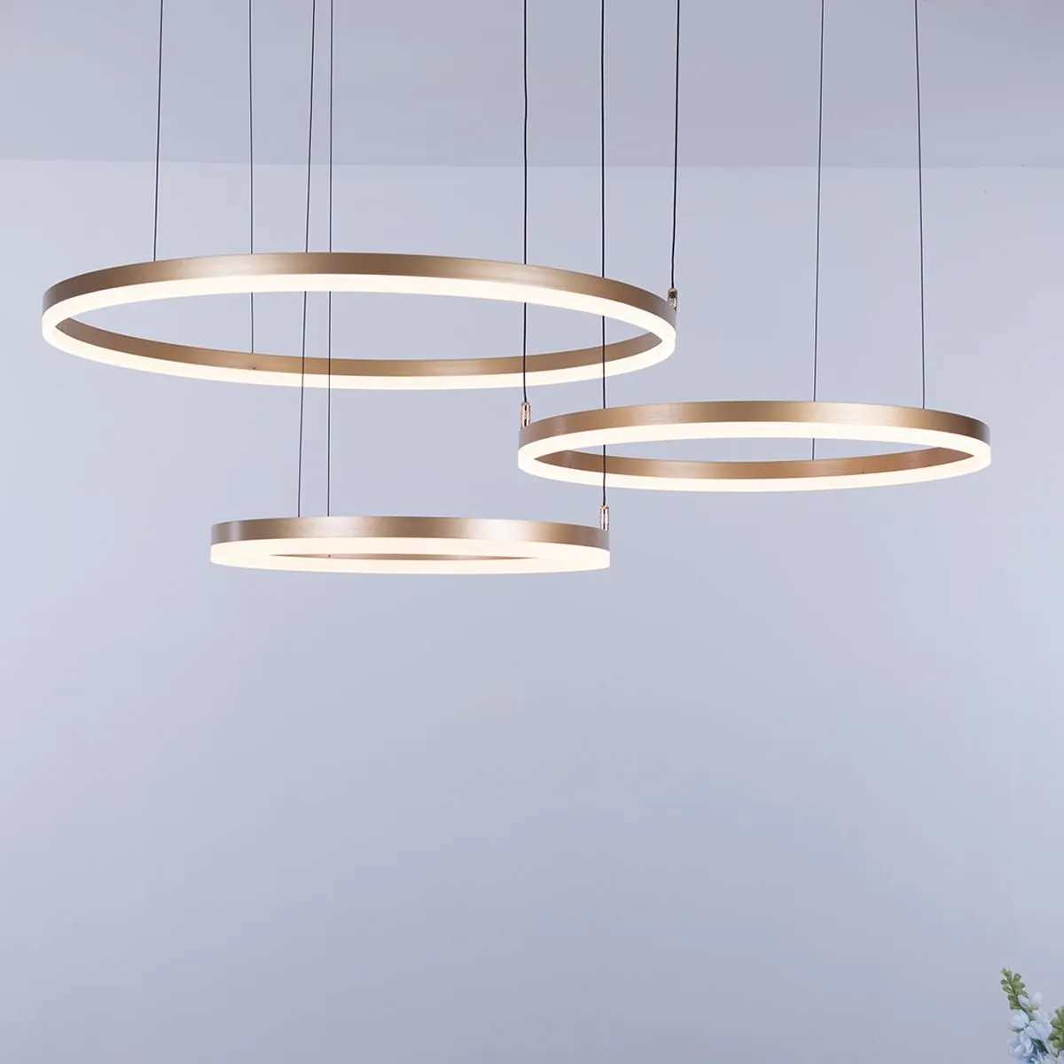 Nordic Rings Ceiling Light  • Gold