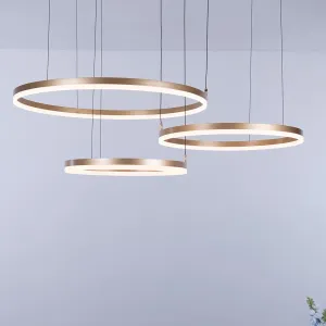 Nordic Rings Ceiling Light  • Gold