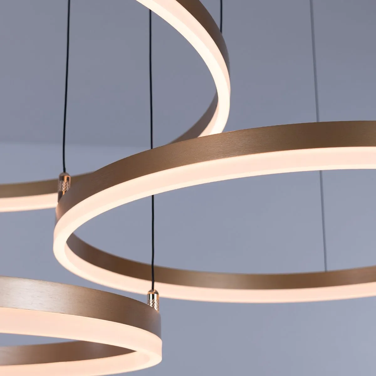 Nordic Rings Ceiling Light  • Gold