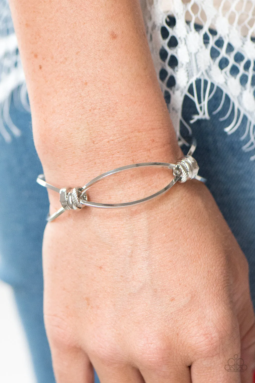 Open Door Jewelry - City Cadence - Silver Bracelet - Paparazzi Accessories