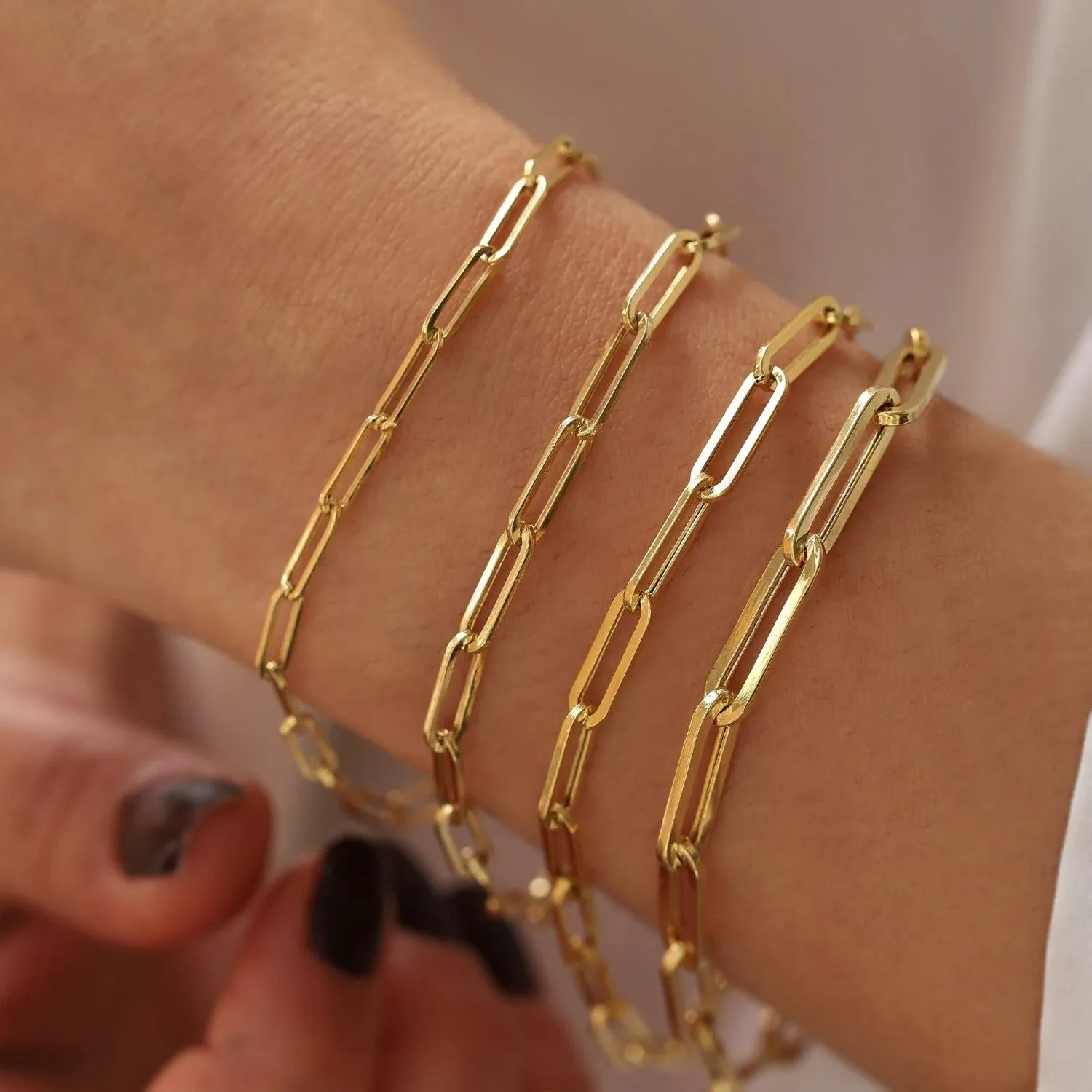 Oval Chain Bracelet-Anklet