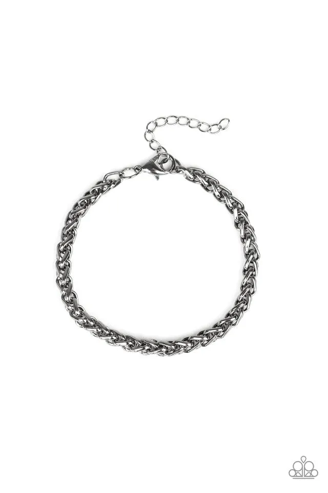 Paparazzi Bracelet ~ Knocked It Out Of The Park - Black