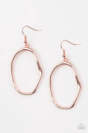 Paparazzi Eco Chic Copper Fishhook Earrings