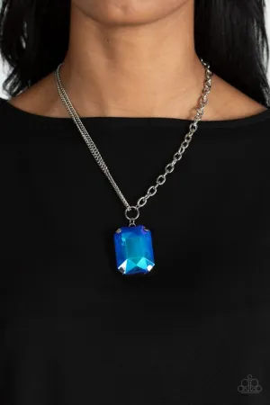 Paparazzi Necklace ~ Instant Intimidation - Blue