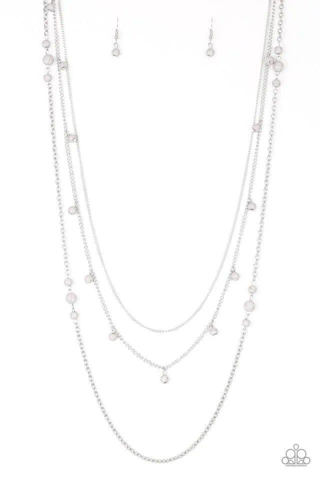 Paparazzi Necklace ~ Laying The Groundwork - Silver