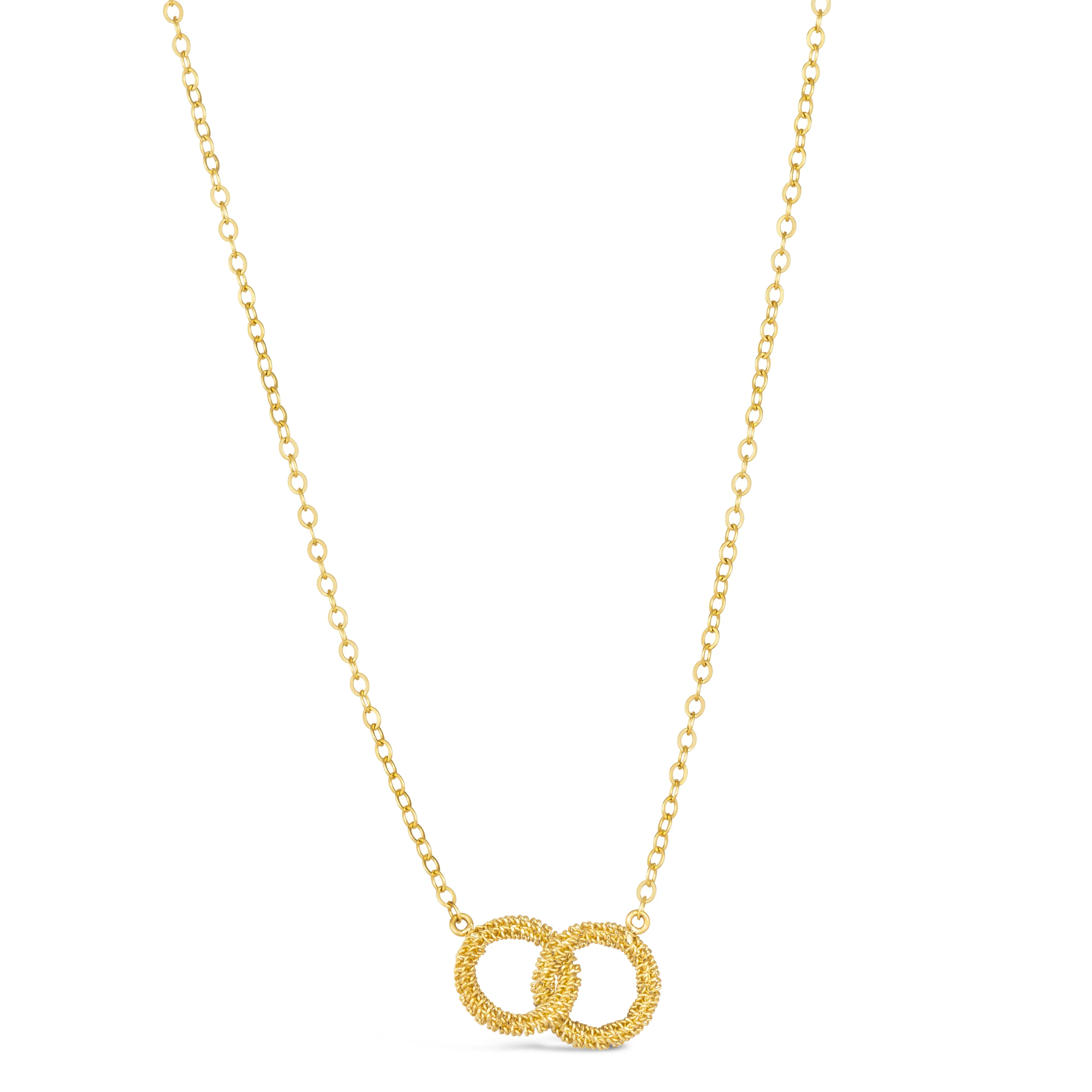 Petite Interlocking Circles Necklace