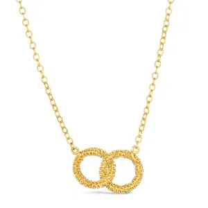 Petite Interlocking Circles Necklace