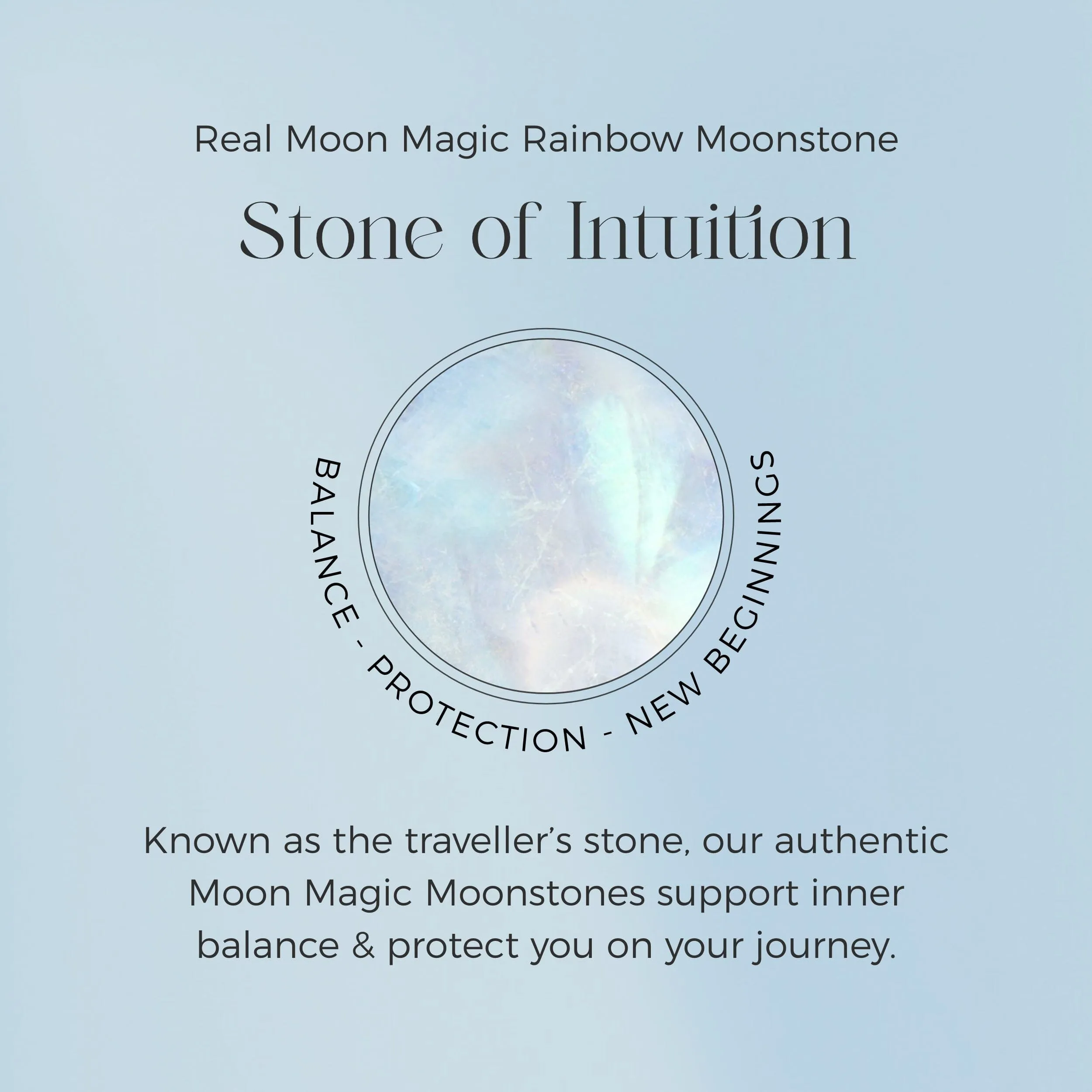 Raw Moonstone Hoop Earring Set - Pure Power