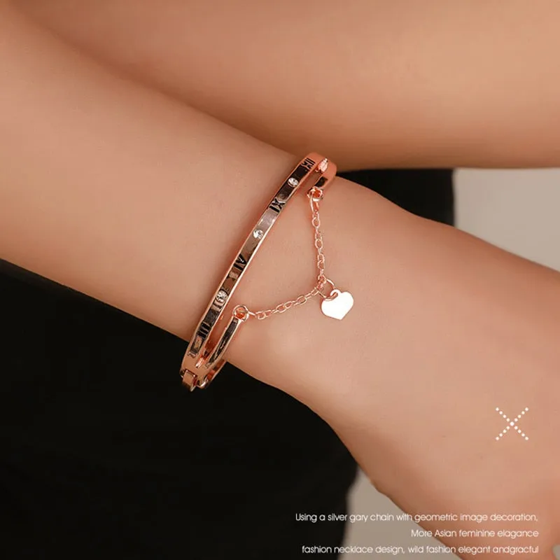 Rose Gold Stainless Steel Bracelets