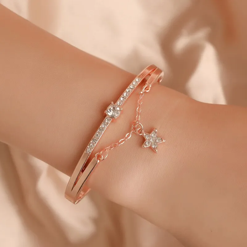 Rose Gold Stainless Steel Bracelets