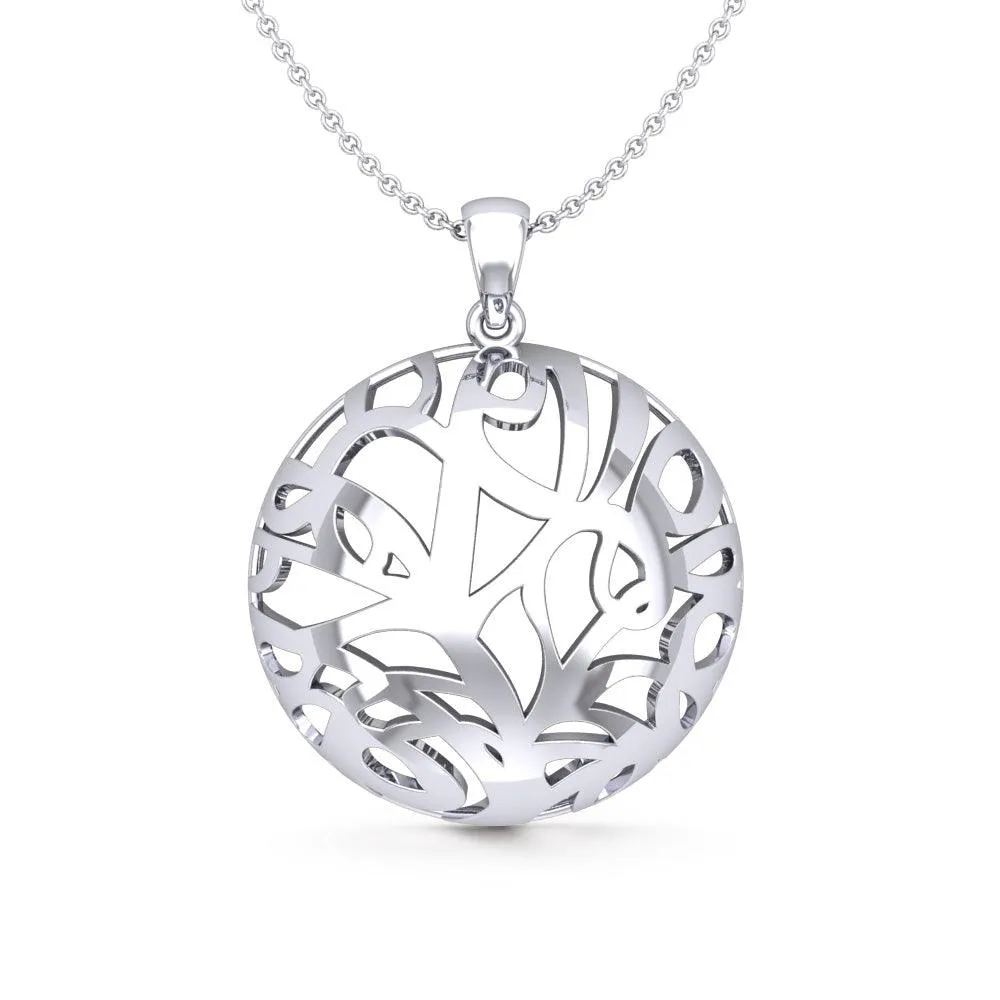 Sacred Tree Dome Pendant 2.5cm