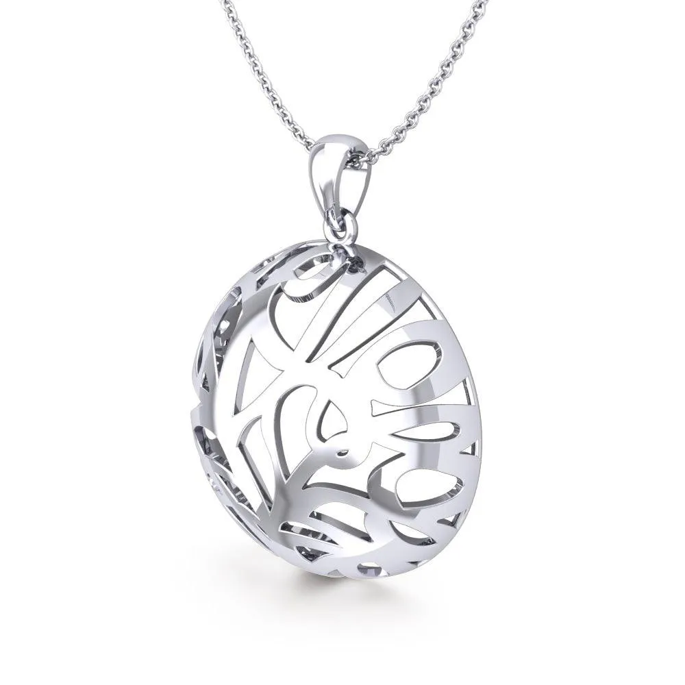 Sacred Tree Dome Pendant 2.5cm