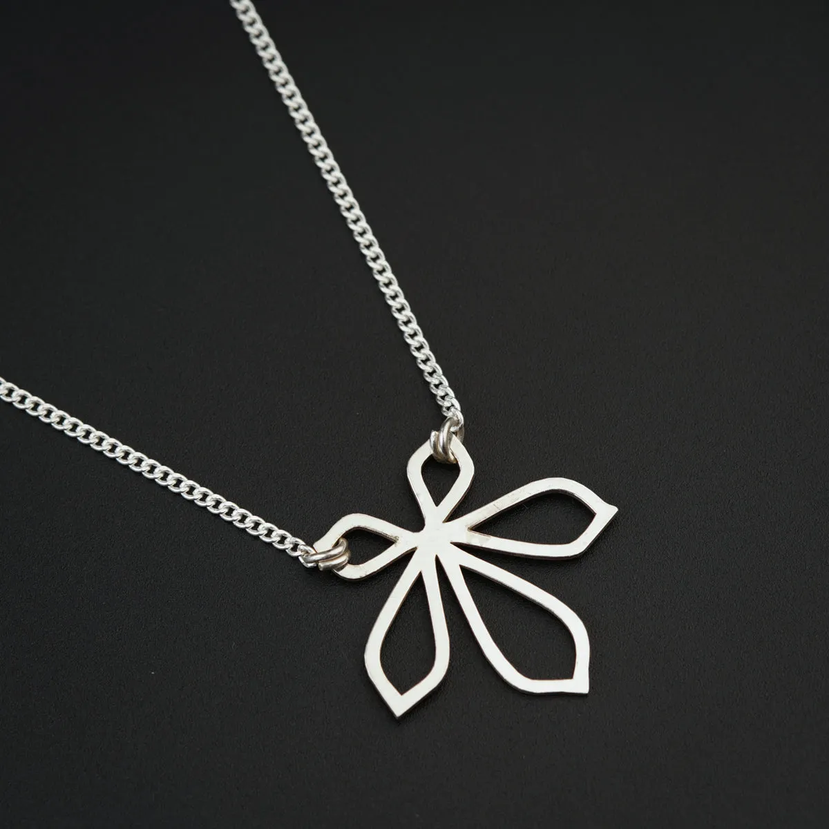 Sadafuli (Periwinkle) Silhouette Necklace