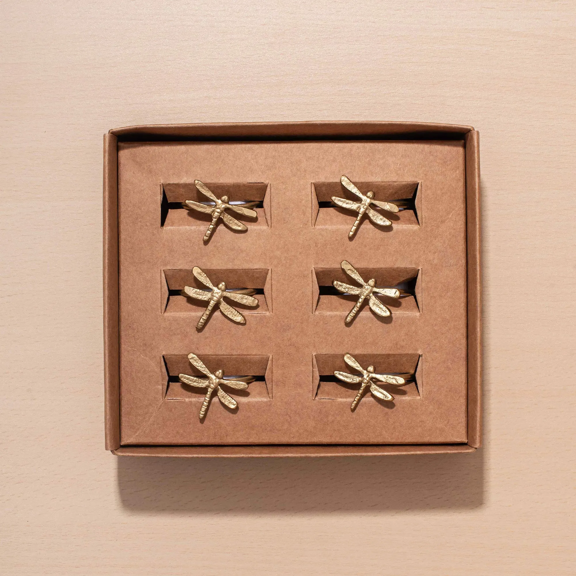 Set of 6 Vayu Napkin Rings