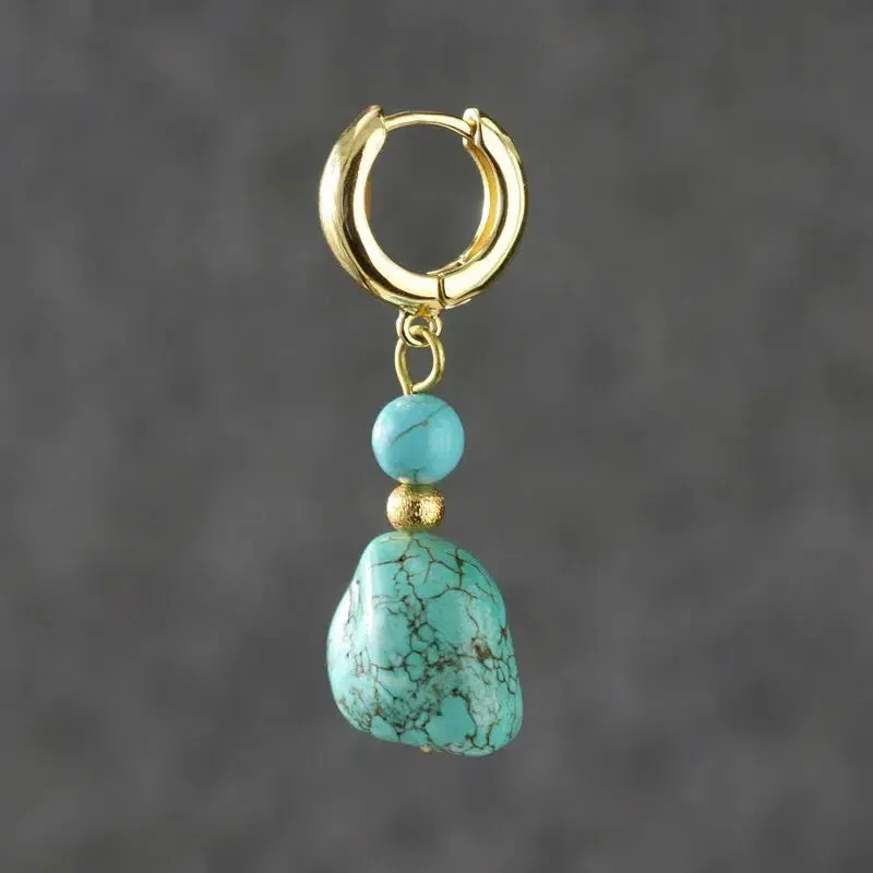 Shabby Chic Earrings - Natural Crystals In 12 Styles