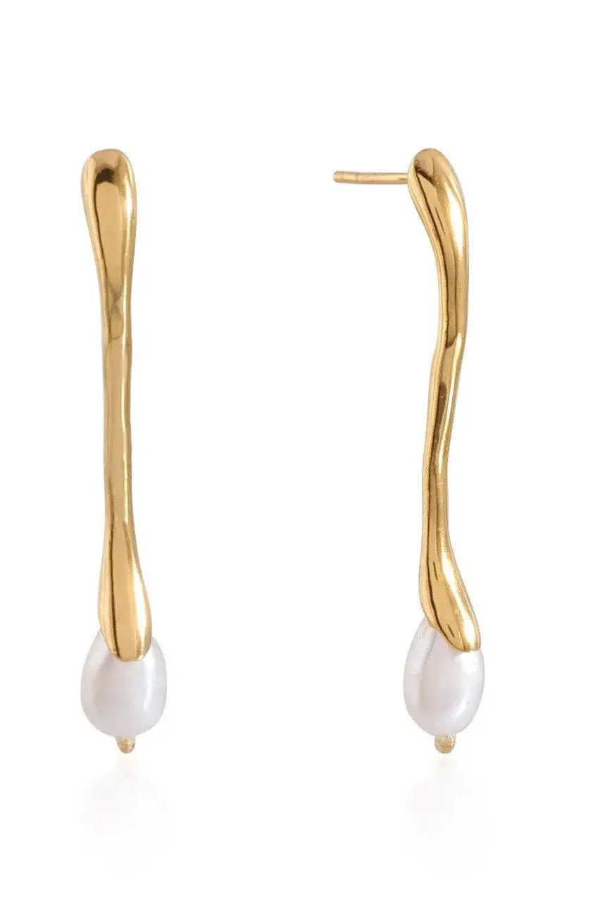 Shyla Neptune Pearl Earrings