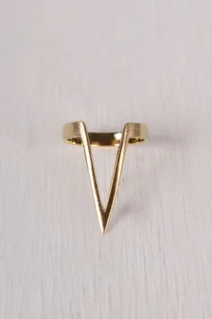 Simple Open V Ring