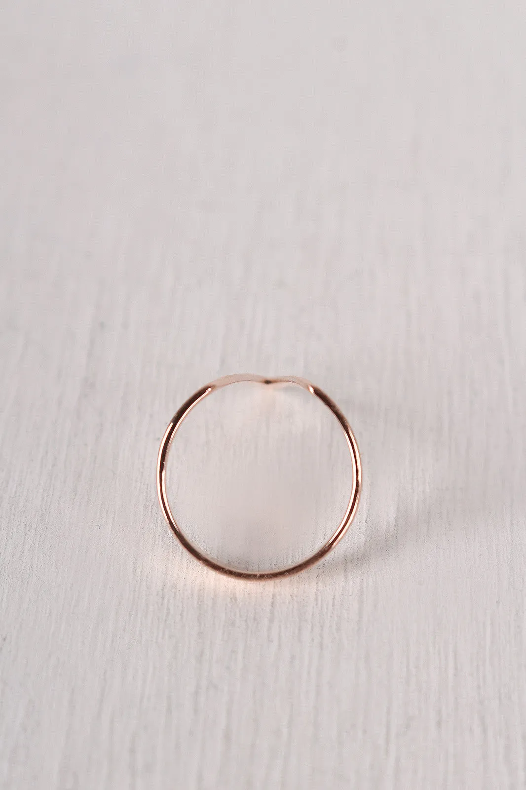 Simple Open V Ring
