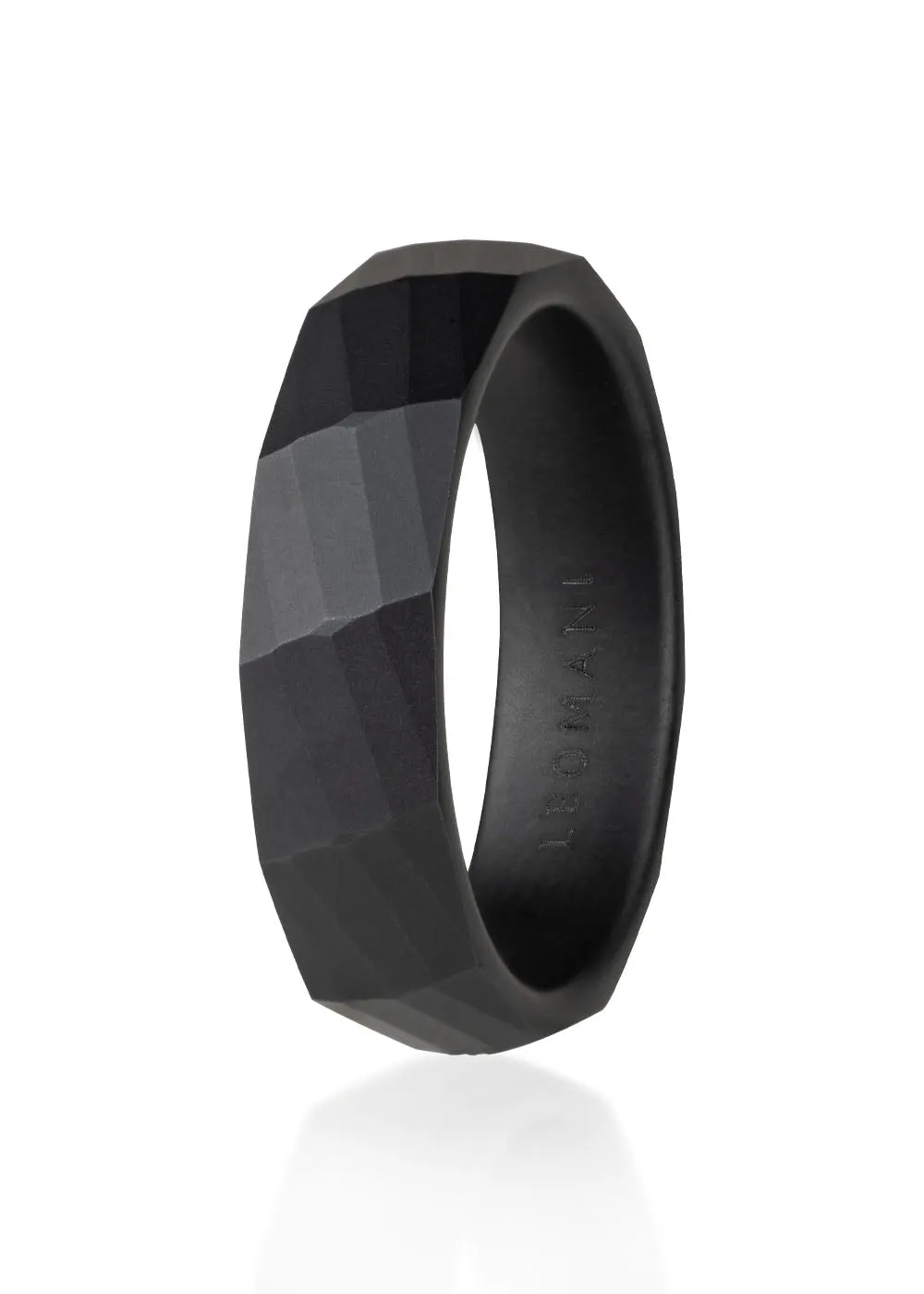 Sir Ring in Black Ceramic