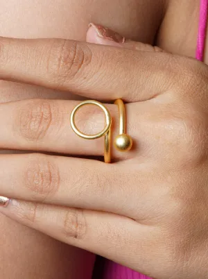 Sleek Circle Ring - Adjustable