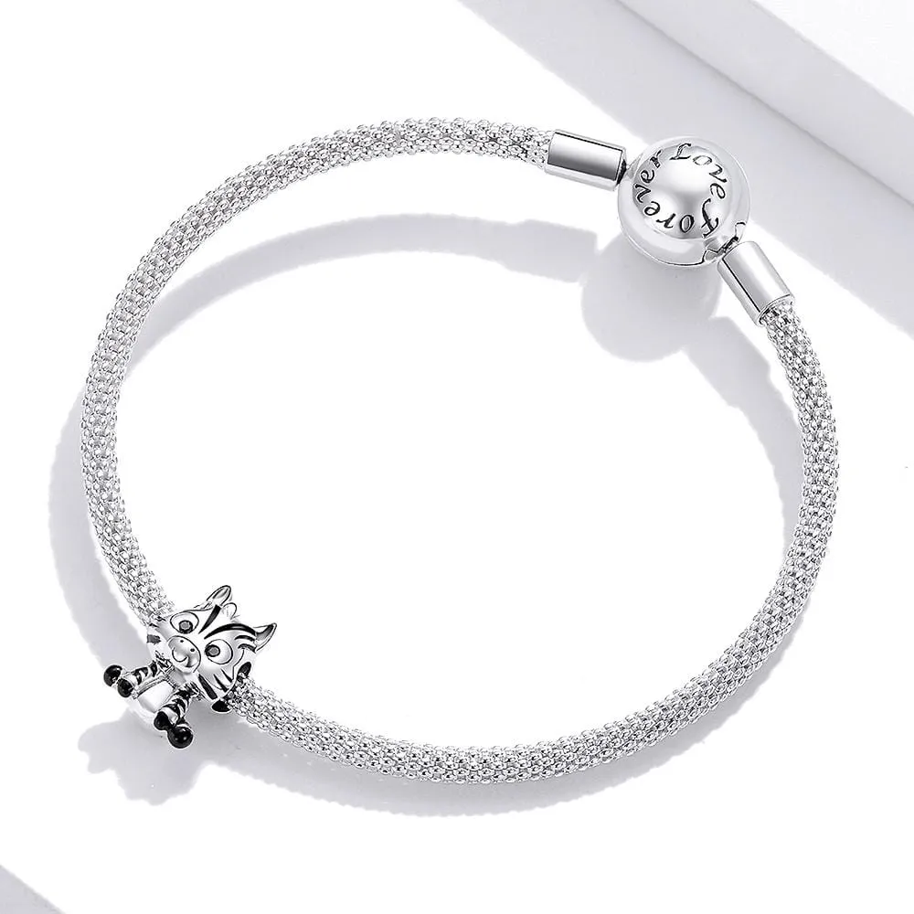 Solid 925 Sterling Silver Baby Zebra Pandora Inspired Charm