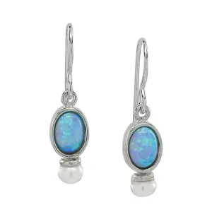 Sonoma Art Works Silver Opal Pearl Earrings