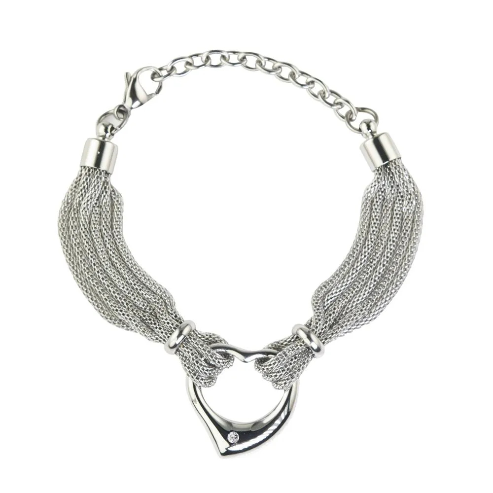 Steel Heart Bracelet