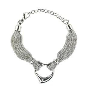 Steel Heart Bracelet