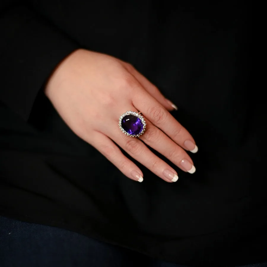 Stunning Amethyst Women's Ring
