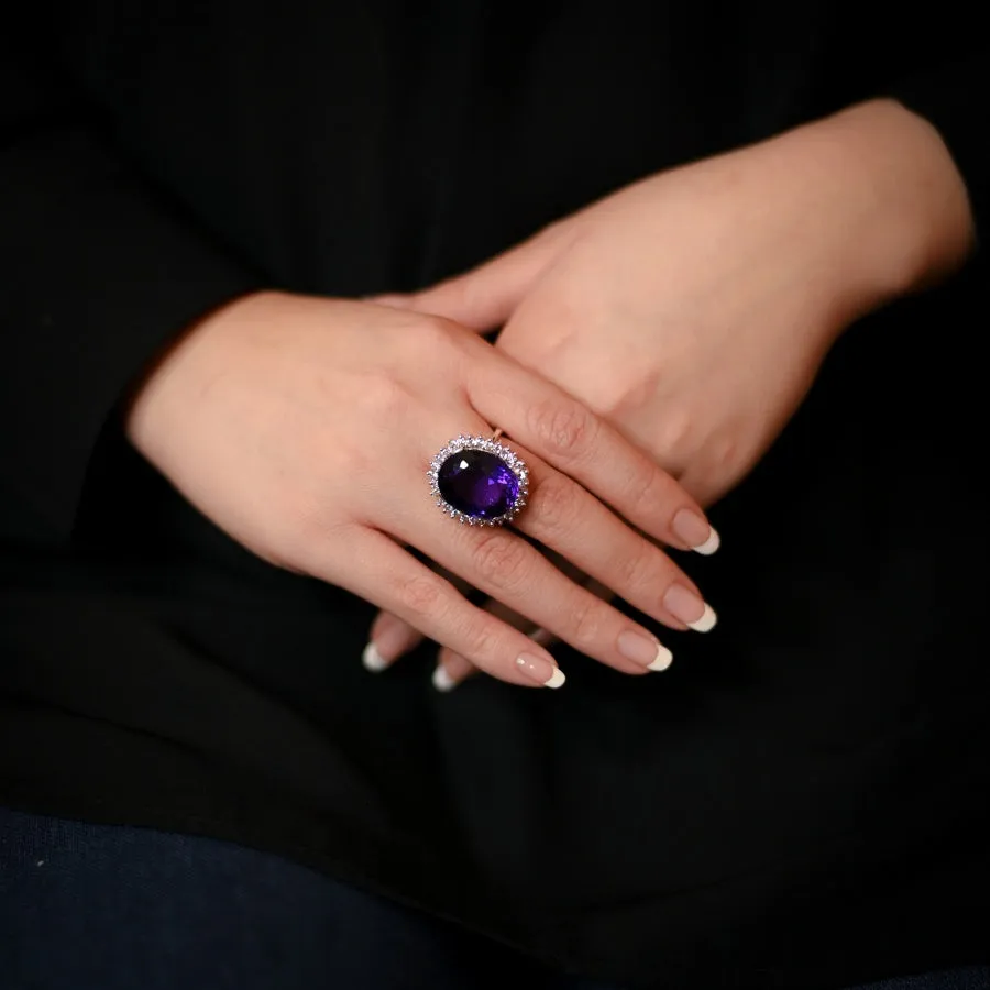 Stunning Amethyst Women's Ring