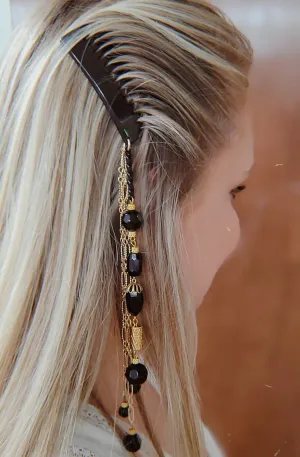 Sylvie Gabrielli French Vintage Starry Nights Hair Comb for Women