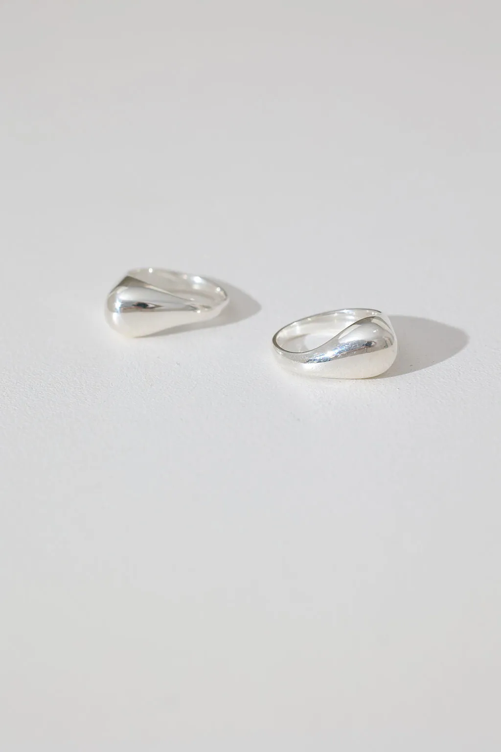 Tear Drop stacked rings