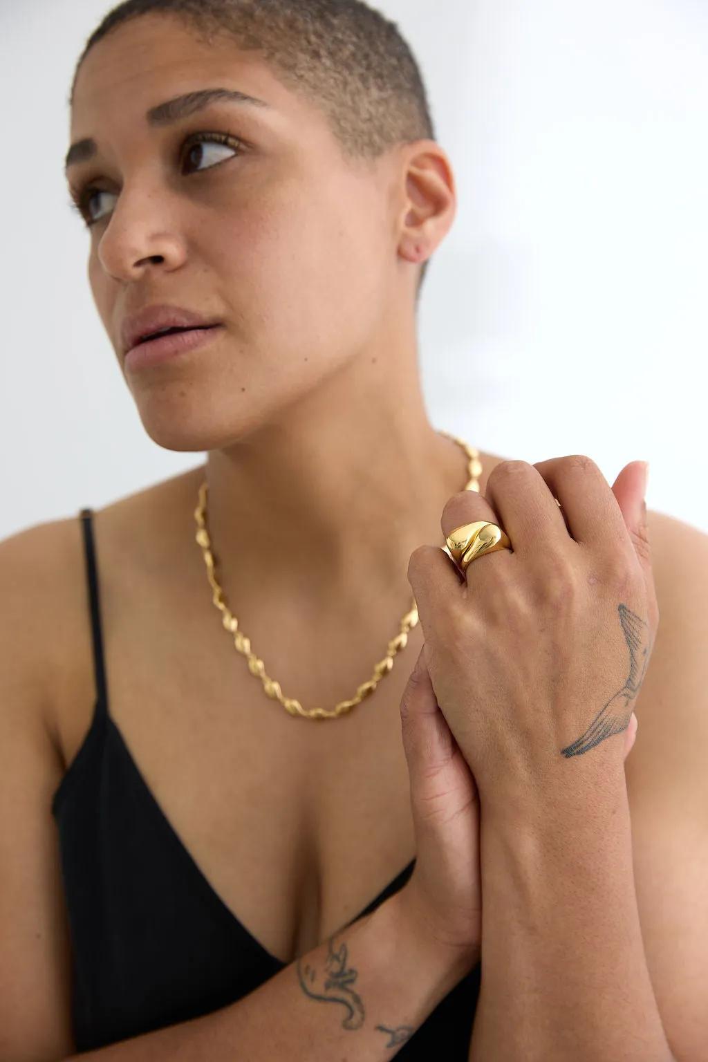 Tear Drop stacked rings