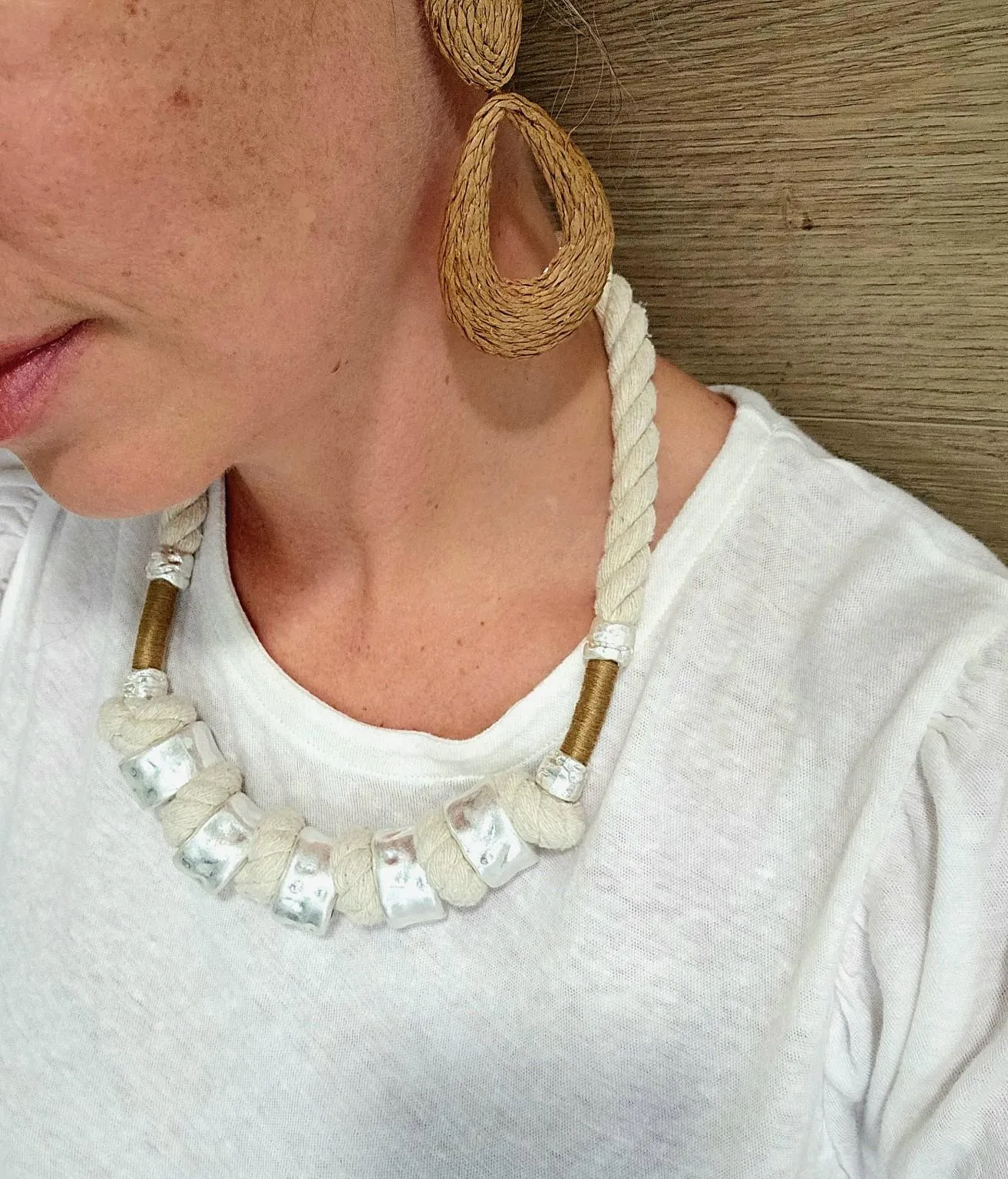 The Rustic Teardrop Earrings