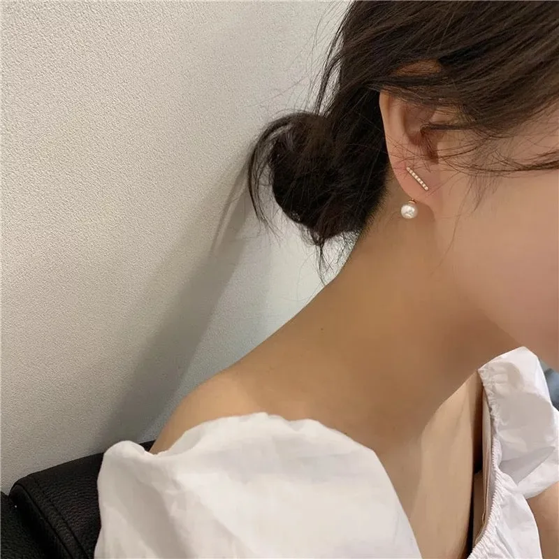 Tiny Pearl Earrings