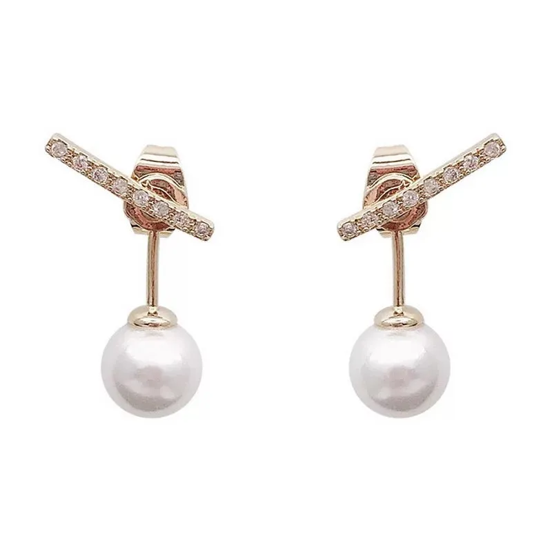 Tiny Pearl Earrings