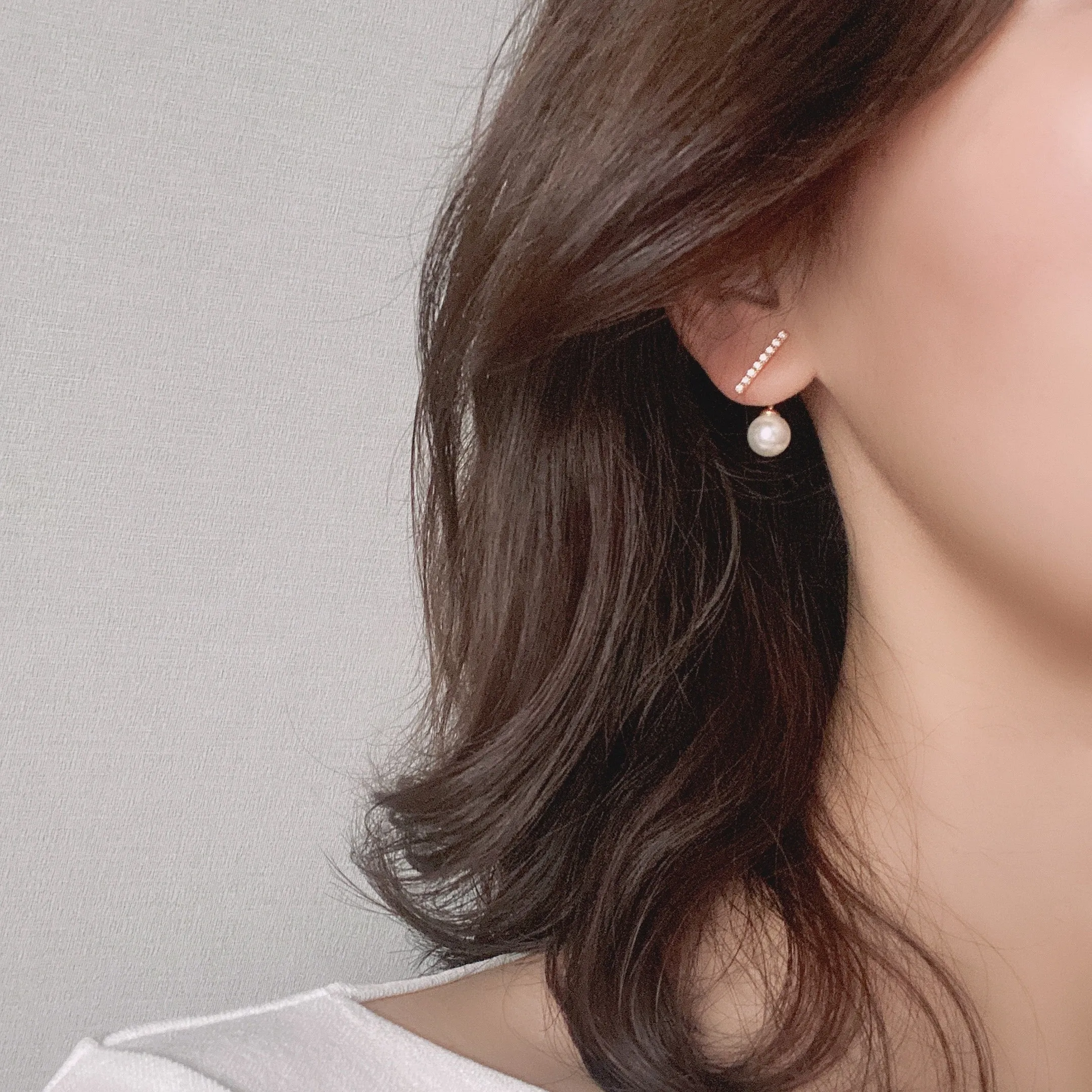Tiny Pearl Earrings