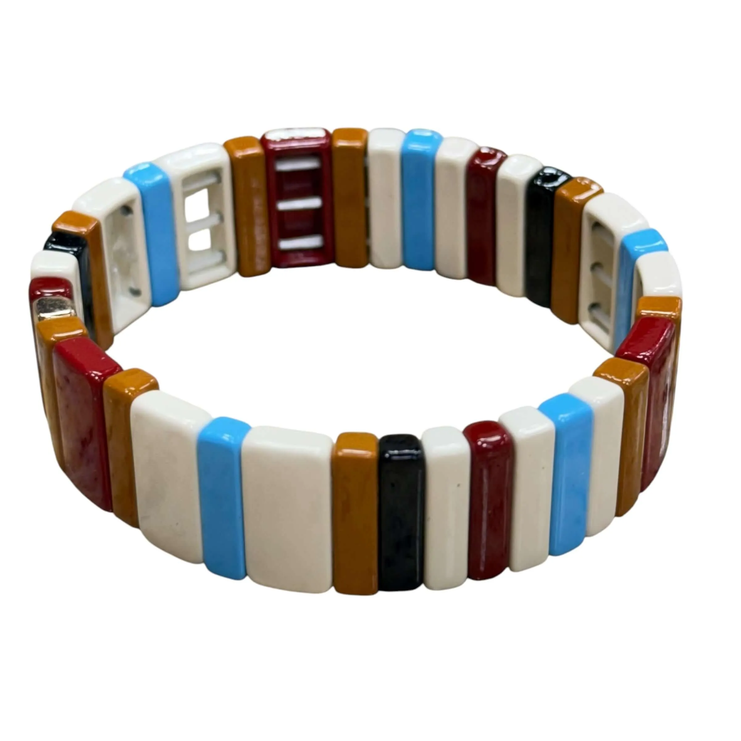 Toasted Marshmallow Tile Bracelets