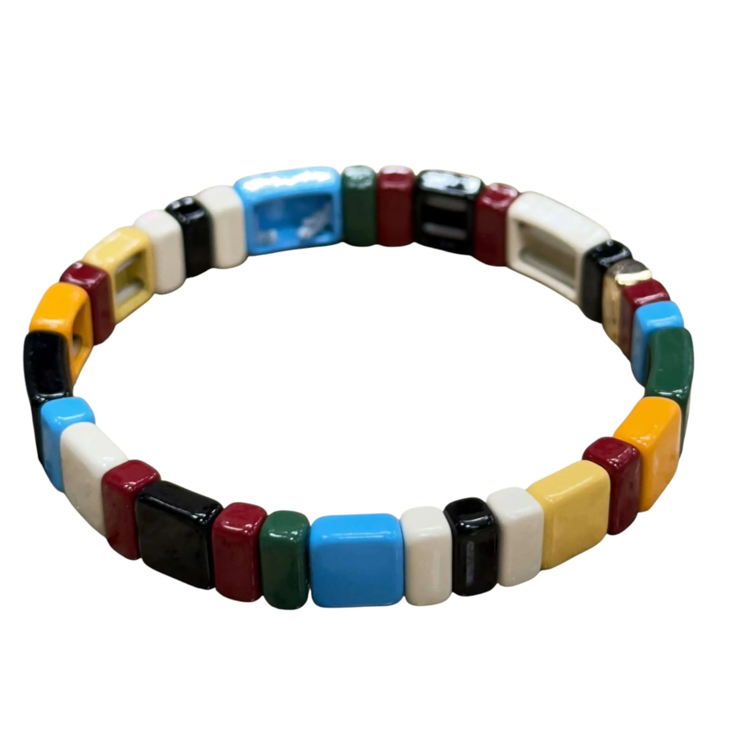 Toasted Marshmallow Tile Bracelets