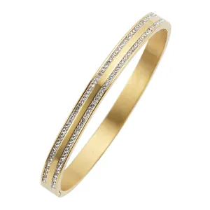 Trendy Cuff Bangle Bracelet Cubic Zirconia Luxury Jewelry