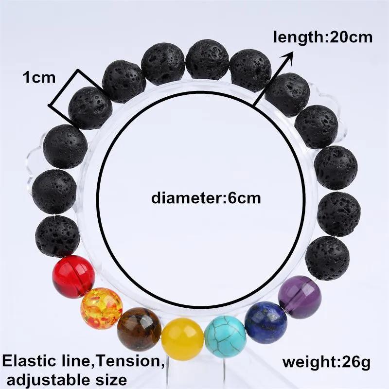 Trendy Natural Stone Love Purple Bead Bracelet