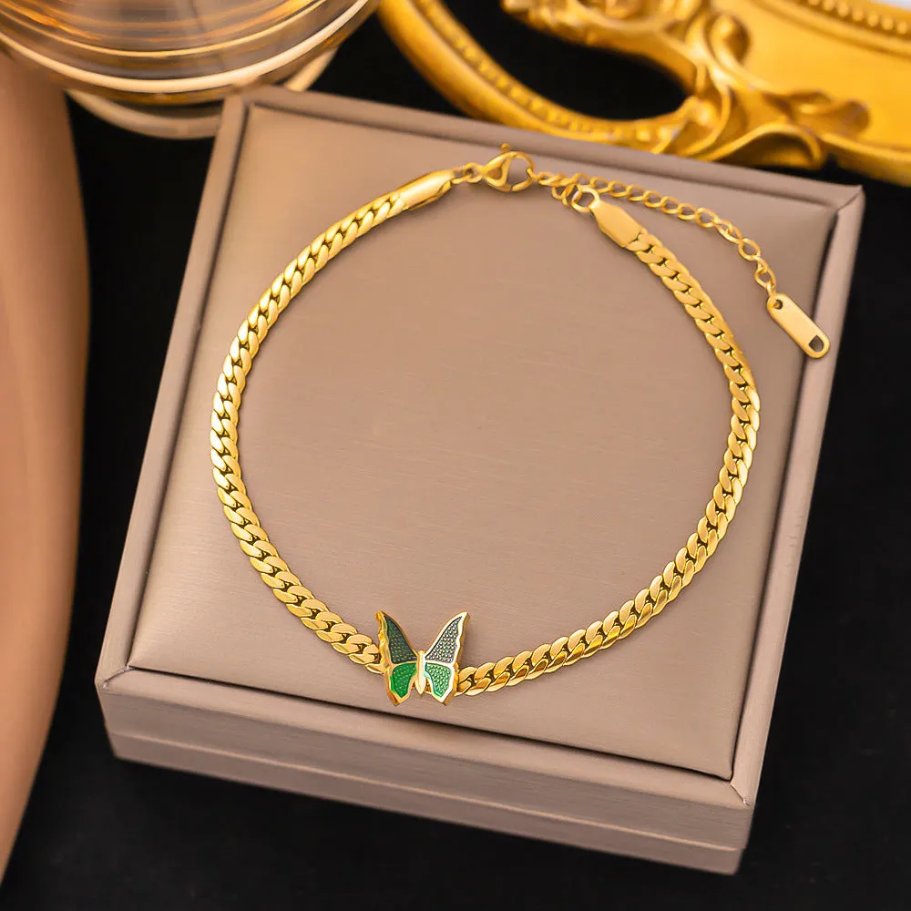 Wholesale Fashion Simple Versatile Titanium Steel Bracelet