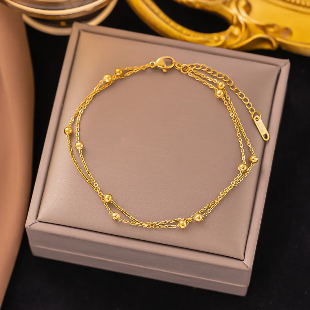 Wholesale Fashion Simple Versatile Titanium Steel Bracelet