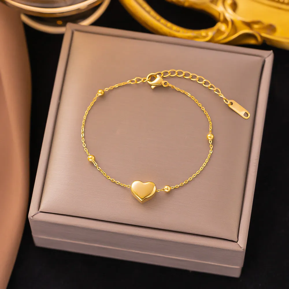 Wholesale Fashion Simple Versatile Titanium Steel Bracelet