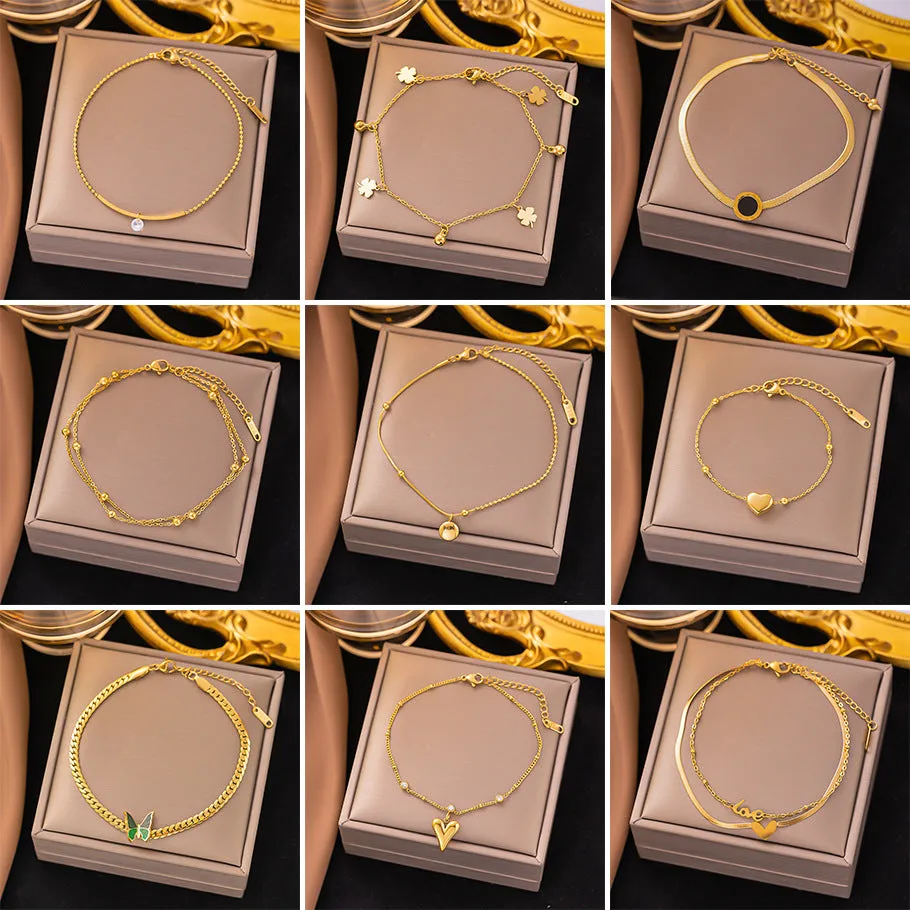 Wholesale Fashion Simple Versatile Titanium Steel Bracelet