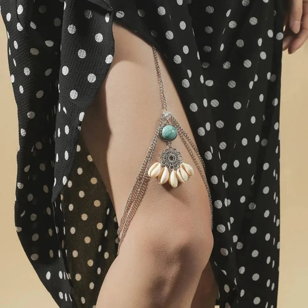 women's summer jewelry zirconia crystal legs chains rhinestone bodywear ✈️ free.shipping