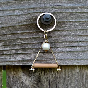 Wood Swing Keychain