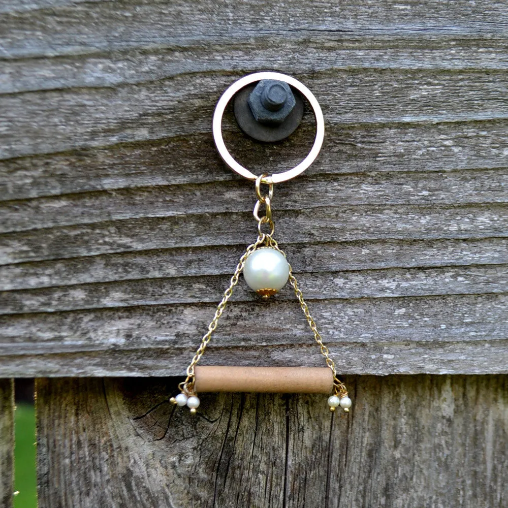 Wood Swing Keychain